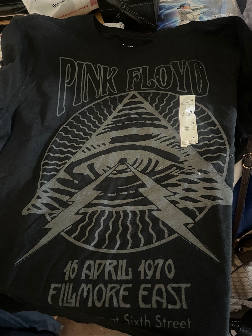 Goodfellow & Co Black Pink Floyd Graphic Tee